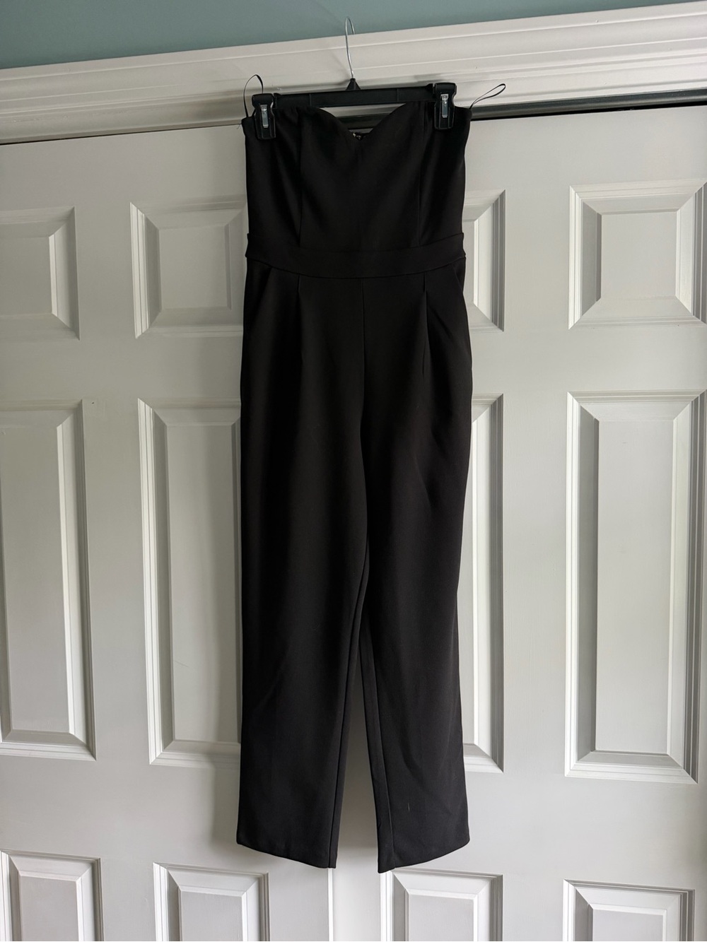 Express Strapless Black Jumpsuit